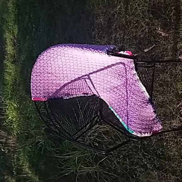 Afghan Scarf Shawl Winter Blanket - Shawl Hand Made - Picture 3 of 6